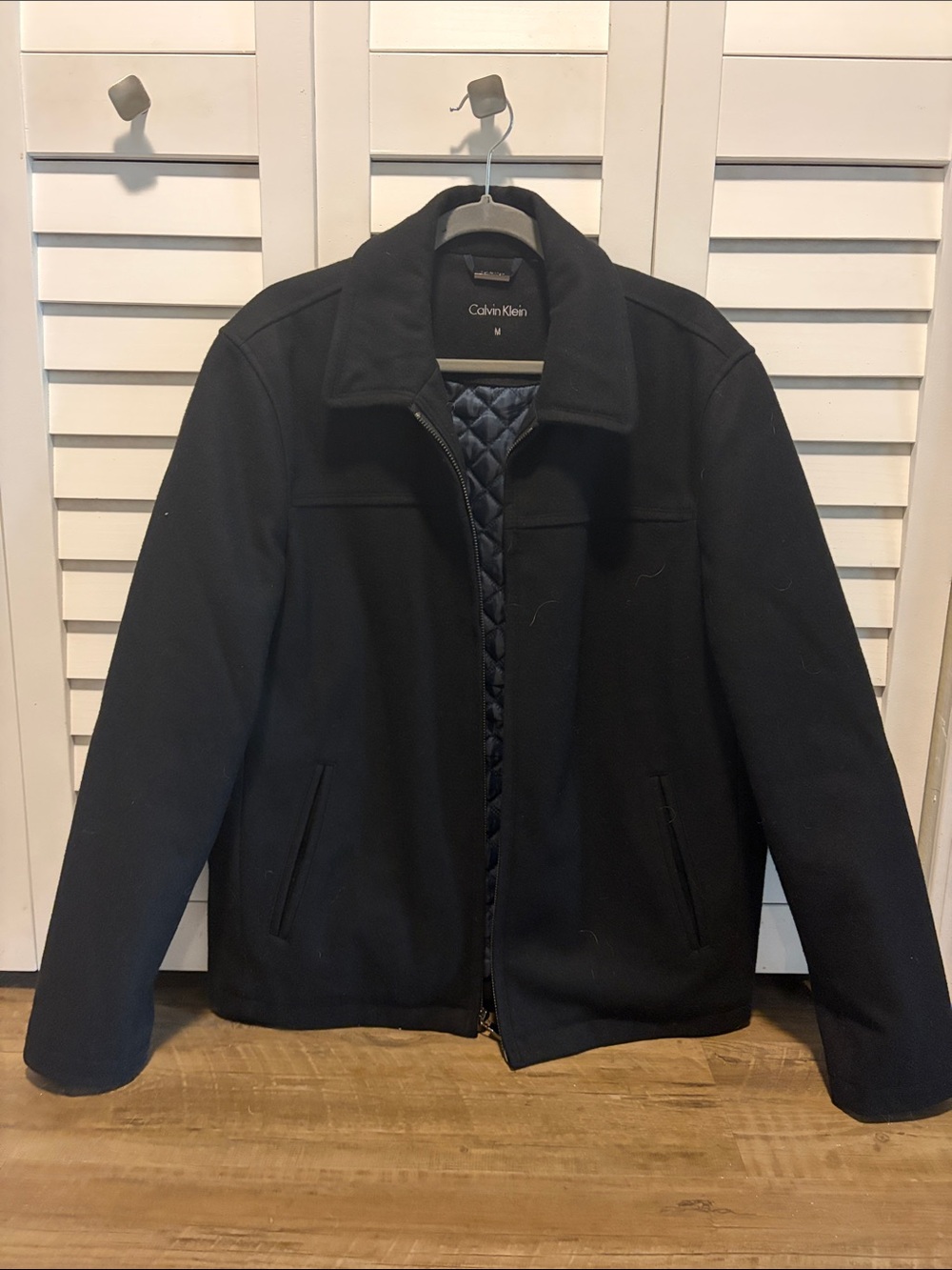 Calvin Klein Men’s Wool/Poly Medium Winter Jacket